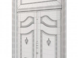 Entrance classic door 79 3D Model