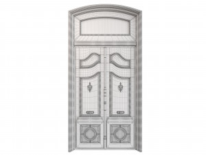 Entrance classic door 79 Modèle 3D
