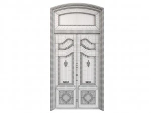 Entrance classic door 79 3D Model