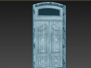 Entrance classic door 79 3D Model