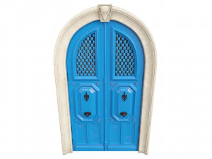 Entrance classic door 81 3D Model