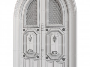 Entrance classic door 81 Modèle 3D
