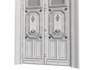 Entrance classic door 81 Modèle 3D