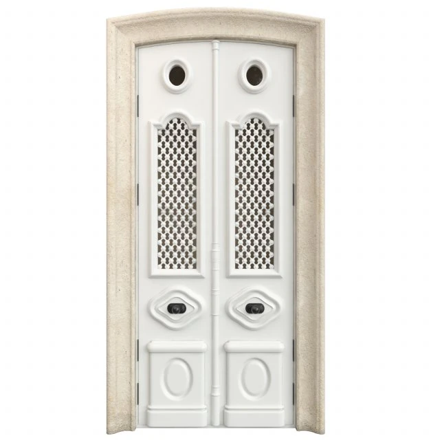 Entrance classic door 82 3D Model .c4d .max .obj .3ds .fbx .stl .blend 