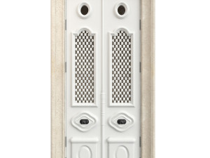 Entrance classic door 82 Modello 3D