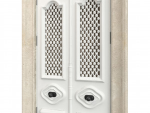 Entrance classic door 82 3D Model