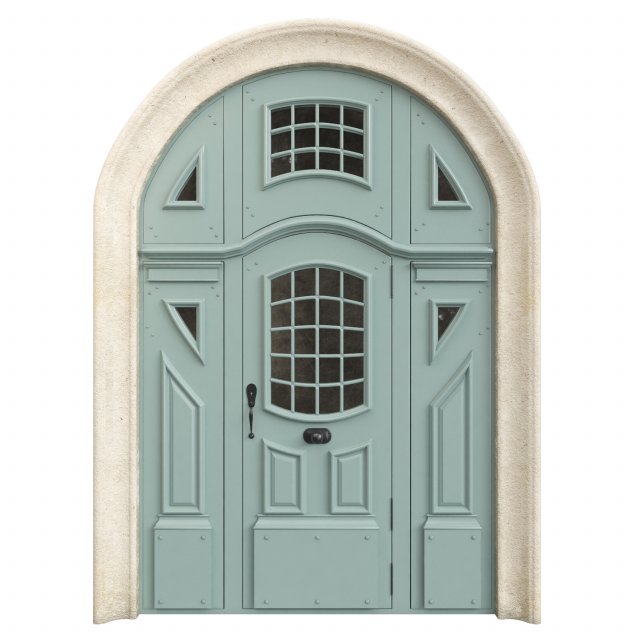 Entrance classic door 83 3D-Modell .c4d .max .obj .3ds .fbx .stl .blend 