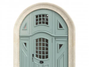 Entrance classic door 83 3D Model