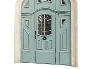 Entrance classic door 83 3D Model
