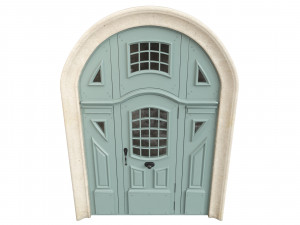 Entrance classic door 83 3D-Modell