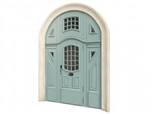 Entrance classic door 83 3D Model