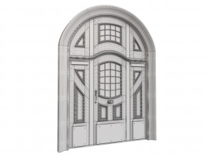 Entrance classic door 83 3D-Modell