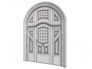 Entrance classic door 83 3D-Modell