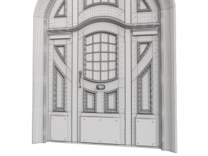 Entrance classic door 83 3D-Modell