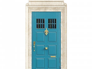 Entrance classic door 85 3D 모델