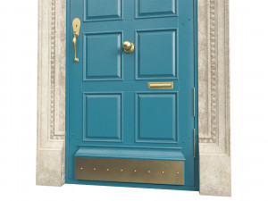 Entrance classic door 85 3D 模型