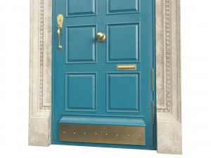 Entrance classic door 85 3D Model