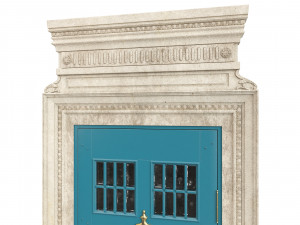 Entrance classic door 85 3D 模型