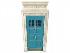 Entrance classic door 85 3D 模型