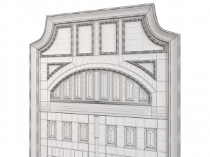 Entrance classic door 86 Modelo 3D