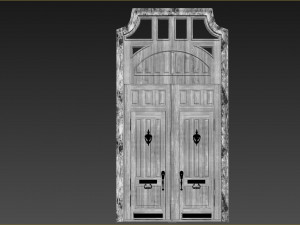 Entrance classic door 86 Modelo 3D