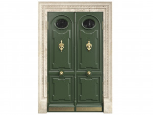 Entrance classic door 87 3D Модель