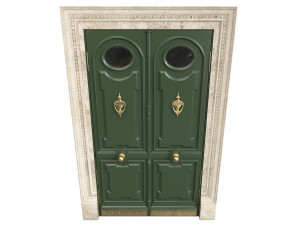 Entrance classic door 87 3D Модель