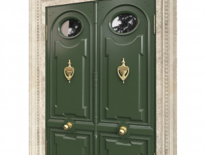 Entrance classic door 87 3D Модель