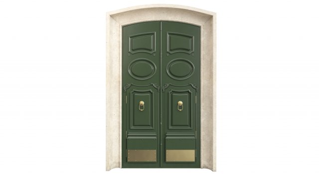 Entrance classic door 88 Modelo 3D .c4d .max .obj .3ds .fbx .stl .blend 