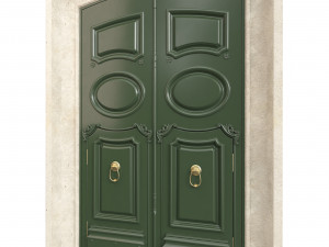 Entrance classic door 88 Modelo 3D