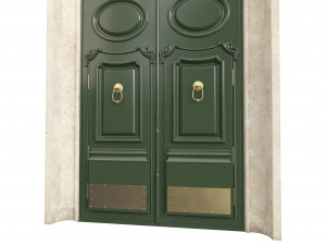 Entrance classic door 88 Modelo 3D