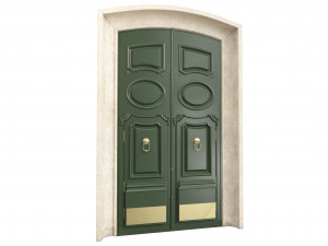 Entrance classic door 88 Modelo 3D