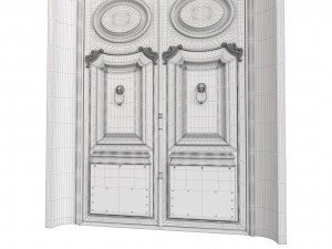 Entrance classic door 88 Modelo 3D