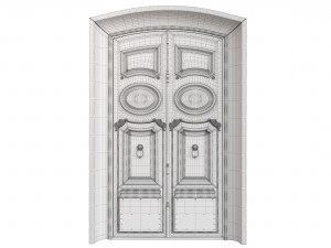 Entrance classic door 88 Modelo 3D