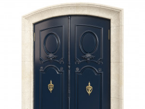 Entrance classic door 89 3D Модель
