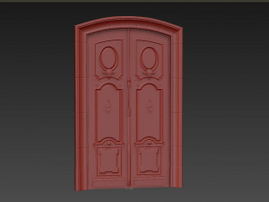 Entrance classic door 89 3D Модель