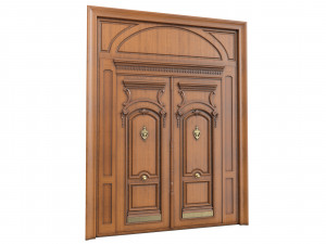 Entrance classic door 90 3D मॉडल