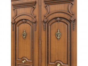 Entrance classic door 90 3D मॉडल
