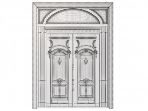 Entrance classic door 90 3D मॉडल