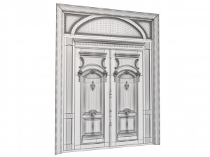 Entrance classic door 90 3D मॉडल