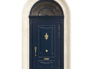 Entrance classic door 91 3D मॉडल