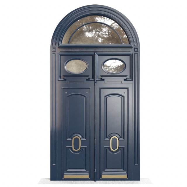 Entrance classic door 94 3D मॉडल .c4d .max .obj .3ds .fbx .stl .blend 