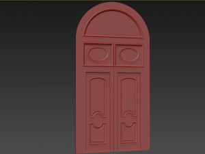 Entrance classic door 94 3D मॉडल