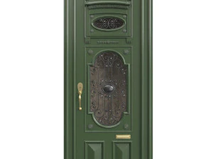 Eingang klassische T&uuml;r 95 3D Modell