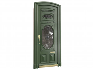 Entrance classic door 95 Model 3D