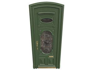 Entrance classic door 95 Model 3D