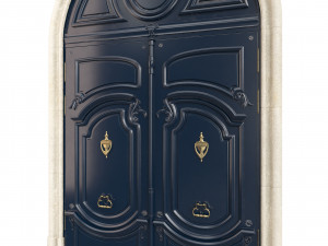 Entrance classic door 96 3D-Modell
