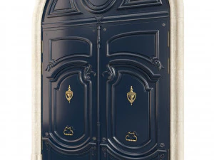 Entrance classic door 96 3D Model