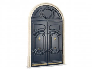 Entrance classic door 96 3D Model