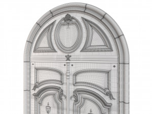 Entrance classic door 96 3D-Modell